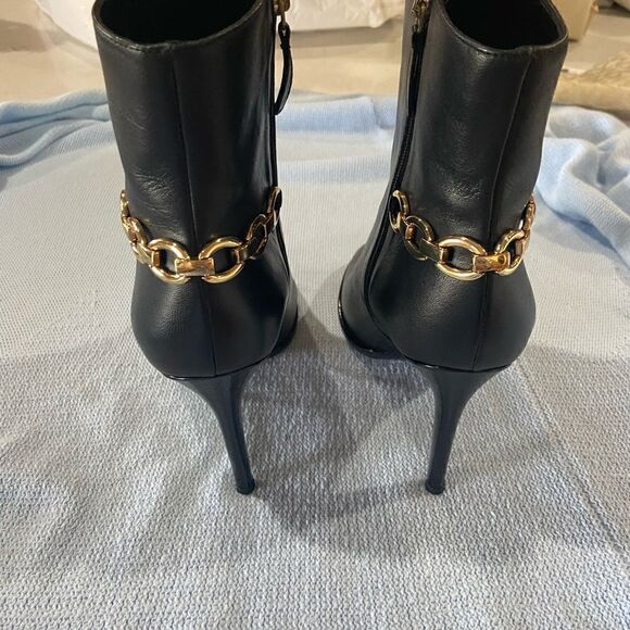 Diane VonFurstenberg ladies black leather boots size 7.5 - Picture 9 of 11